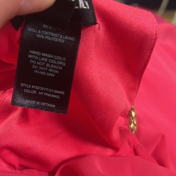 Sheer Kate & Lily Color Block High/Low Dress w/ Gold Necklace Collar Size 12 - Picture 7 of 8